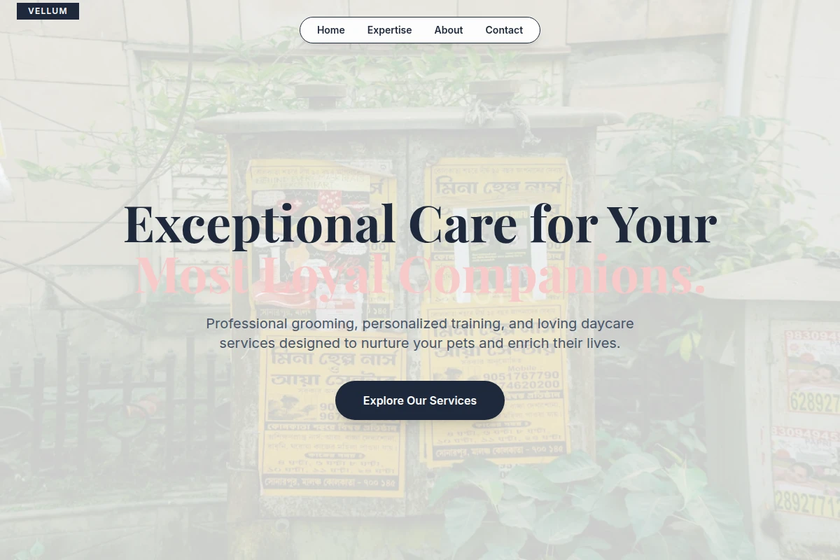 Vellum Pet Services
